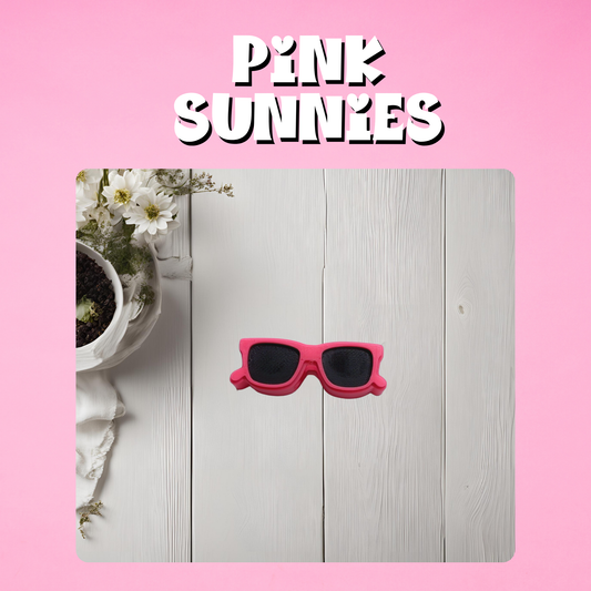 Pink Sunnies Straw Topper