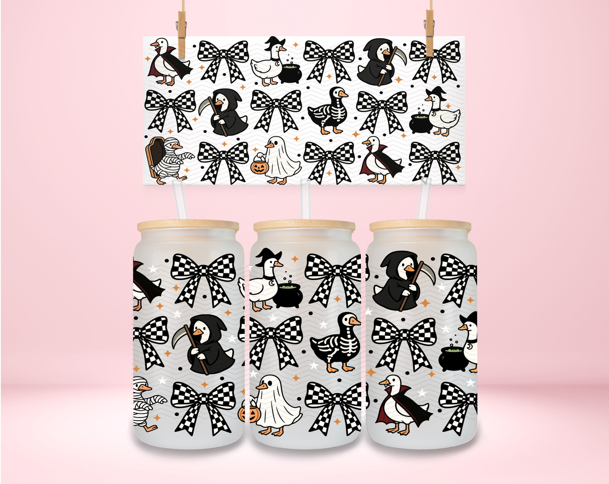 Spooky Halloween Goose UVDTF Wrap