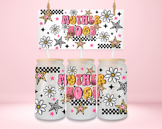 Motherhood Checkered Floral UVDTF Wrap