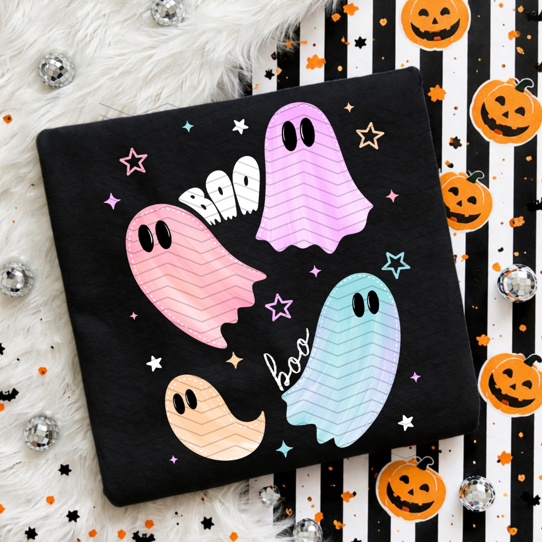 Boo Pastel Ghosts DTF