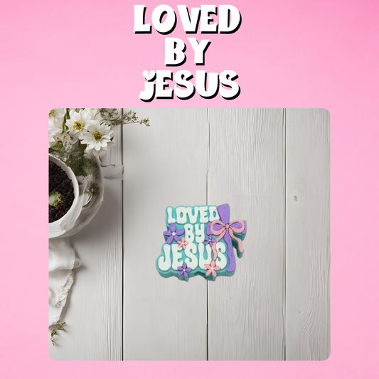 Loved by Jesus Straw Topper