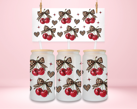 Leopard Cherry UVDTF Wrap