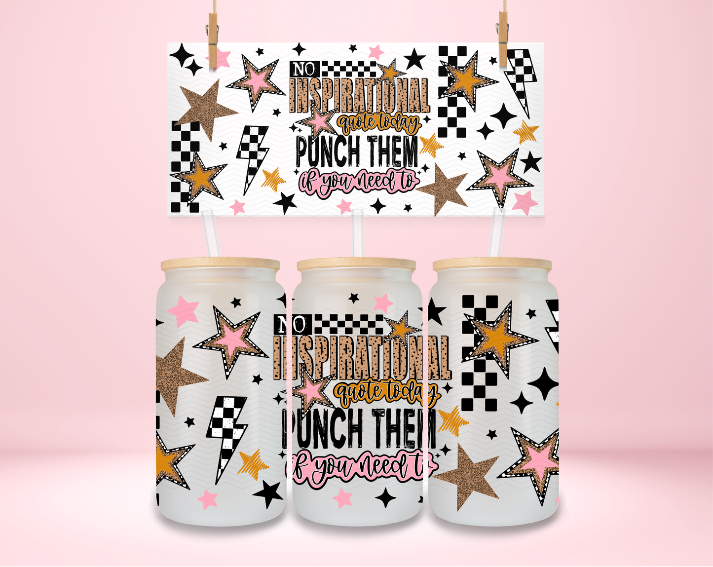 Punch Them If You Need To UVDTF Wrap