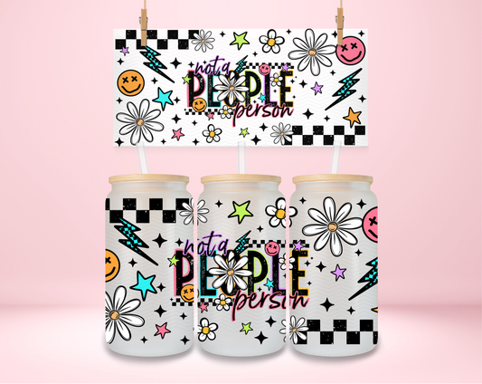 Not a People Person Retro UVDTF Wrap