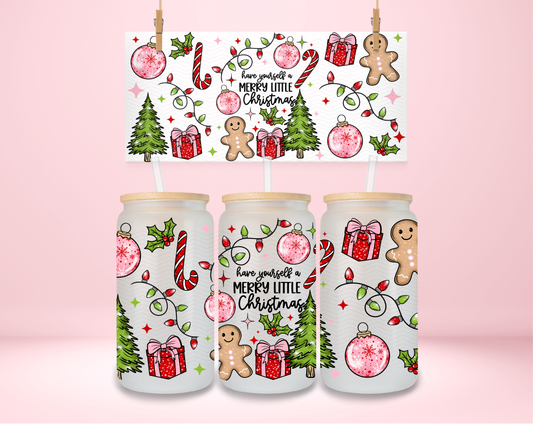 Merry Little Christmas UVDTF Wrap