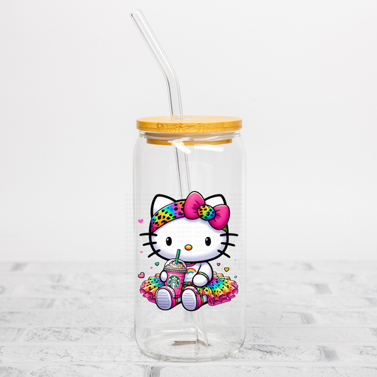 Rainbow Leopard HK UVDTF Decal