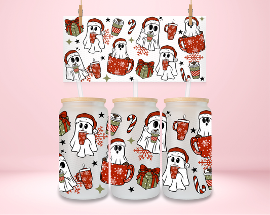 Christmas Ghosties Coffee UVDTF Wrap