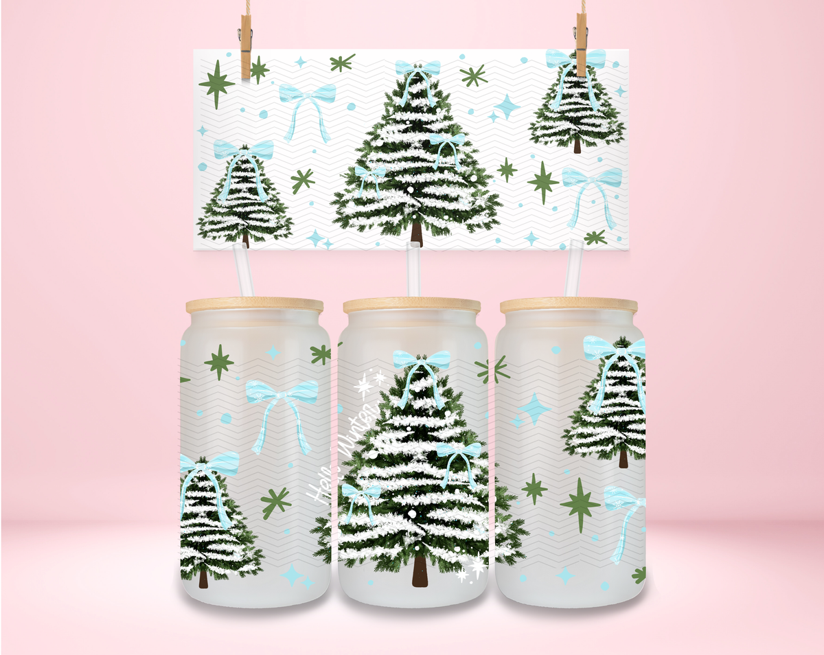 Hello Winter Trees UVDTF Wrap