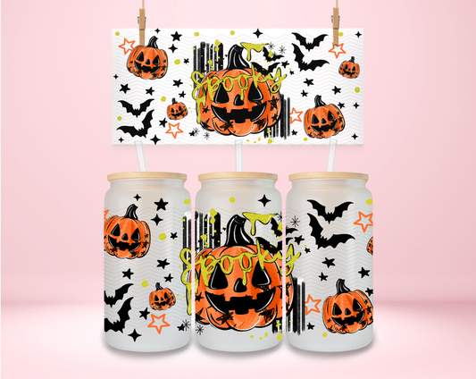 Spooky Pumpkin UVDTF Wrap
