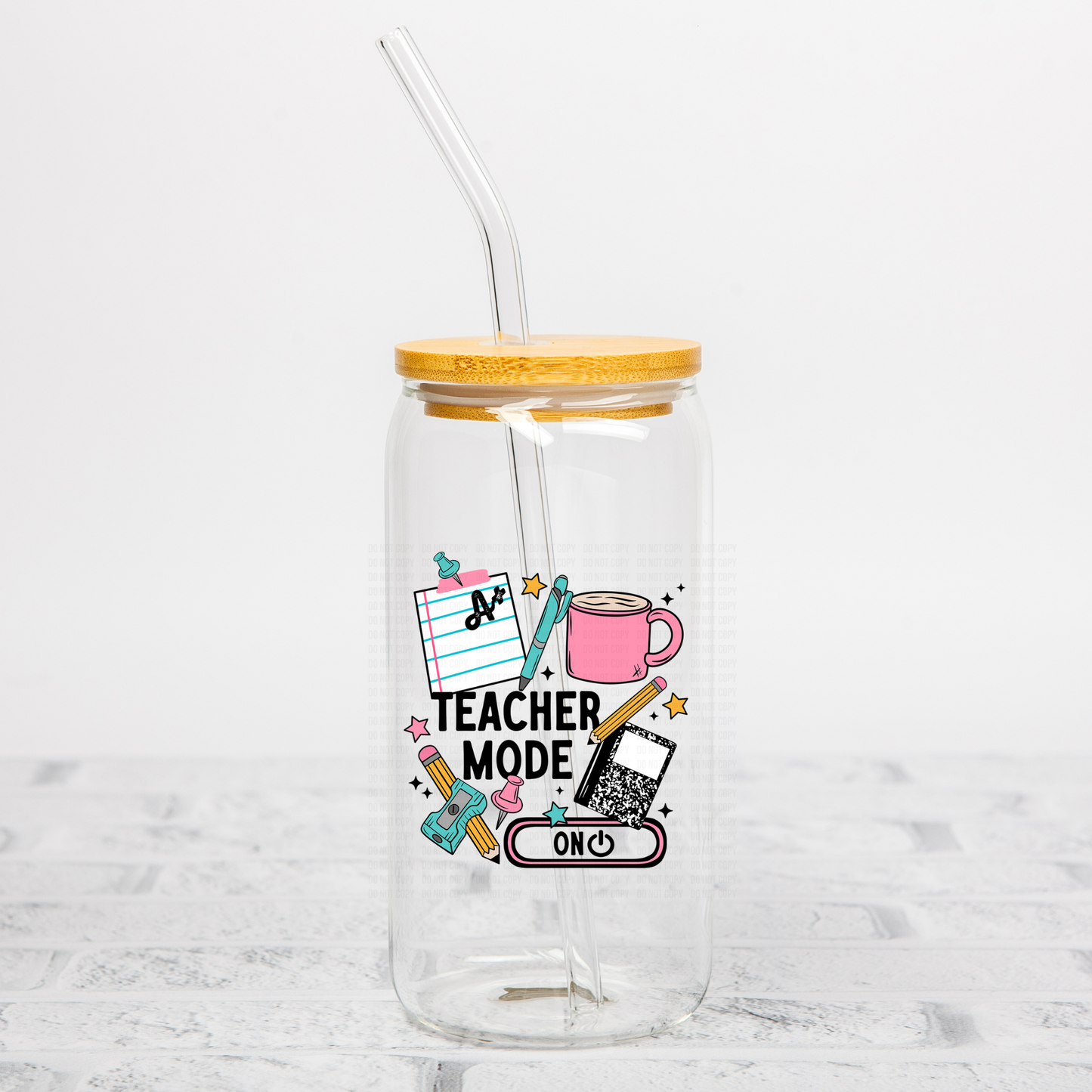 Teacher Mode On UVDTF Decal