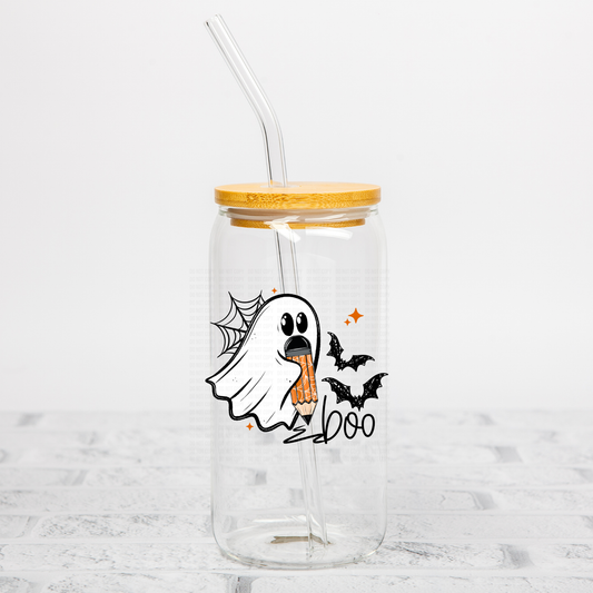 Boo Pencil Ghost UVDTF Decal