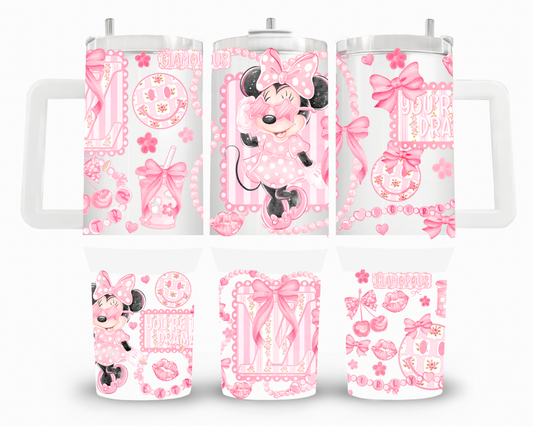 Glamorous Mouse Girly 40oz UVDTF Wrap