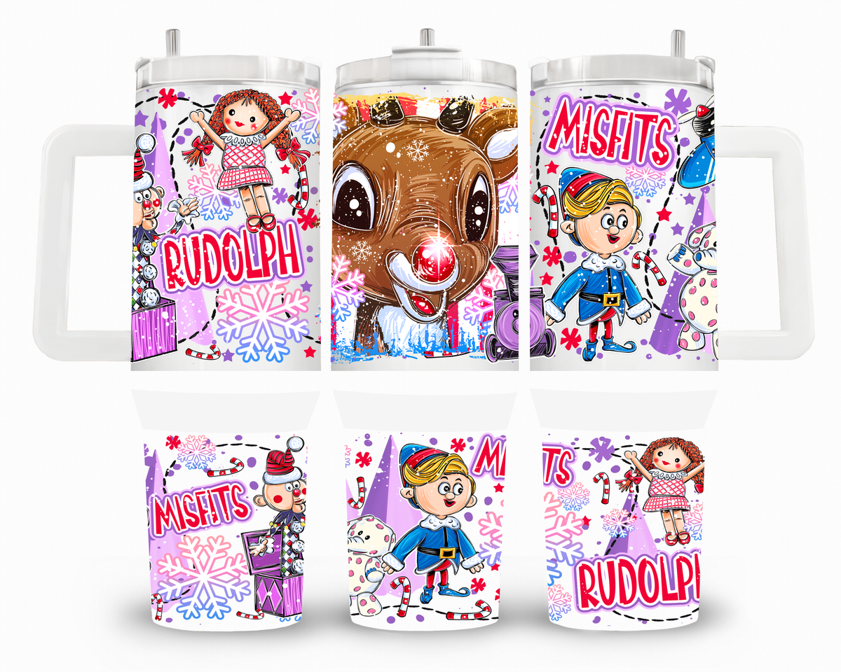 Red Nose Cutie 40oz UVDTF Wrap