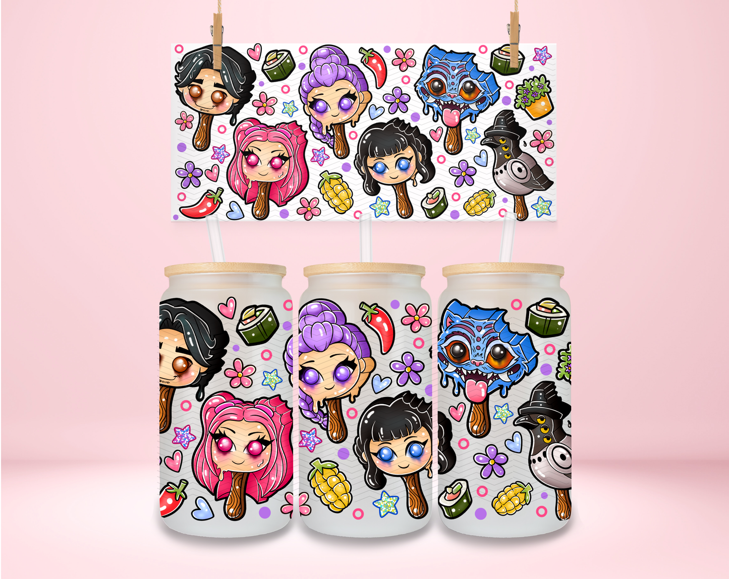 K-Pop Ice Cream UVDTF Wrap