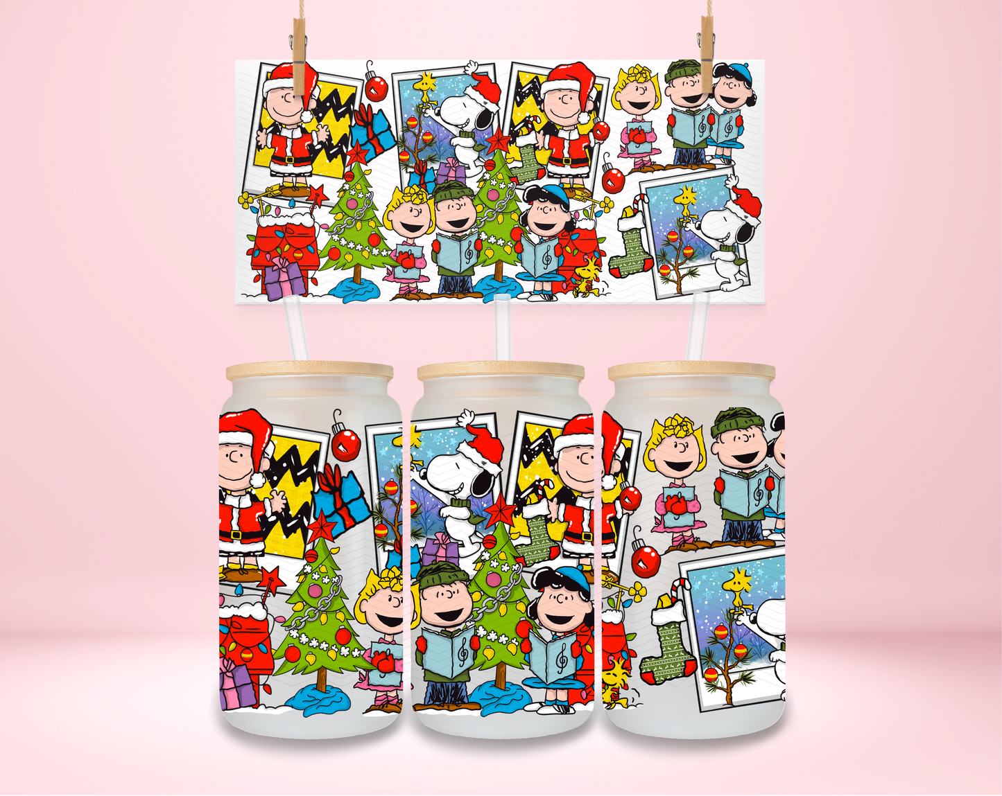 Charlie Brown Christmas UVDTF Wrap