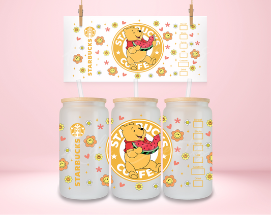 Pooh Starbies UVDTF Wrap