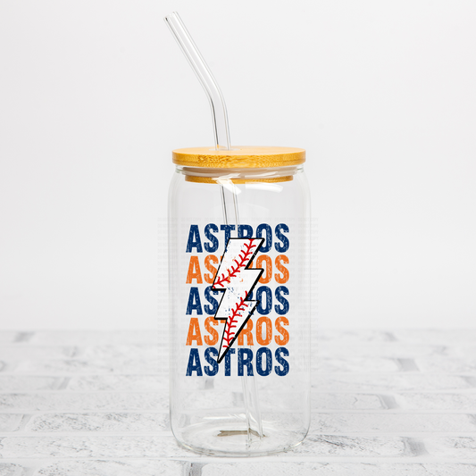 Astros Bolt UVDTF Decal