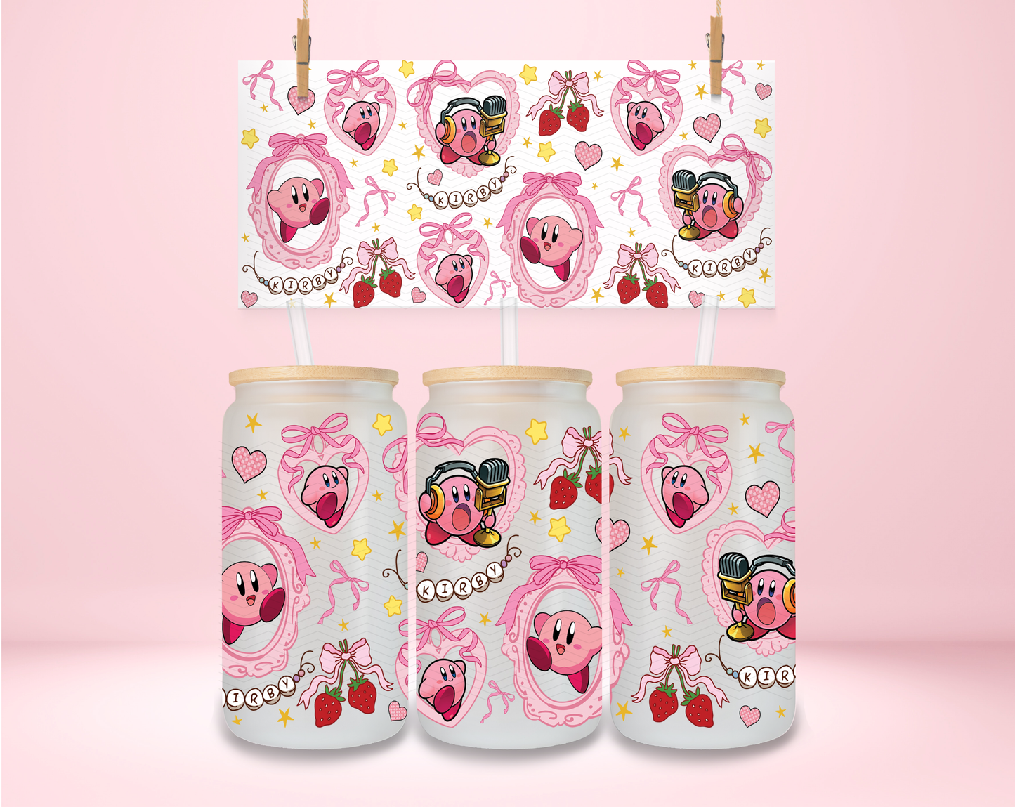 Kirby Coquette UVDTF Wrap