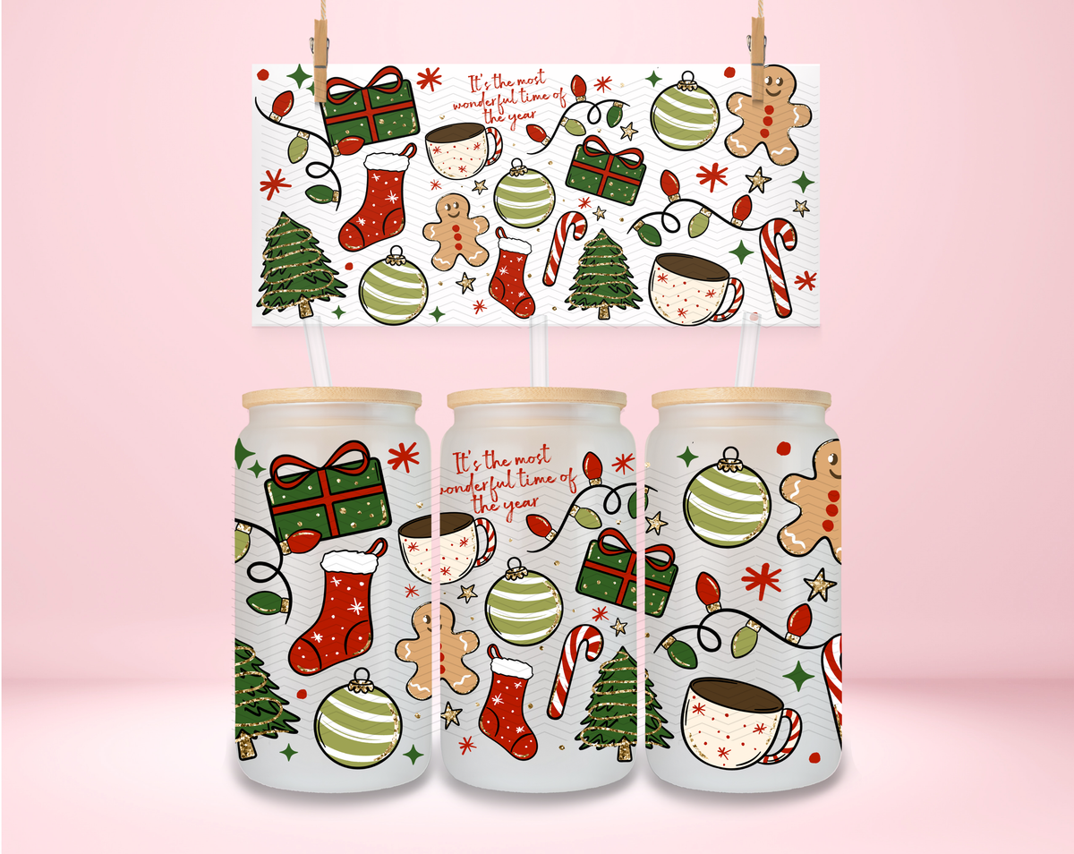 Christmas Time UVDTF Wrap
