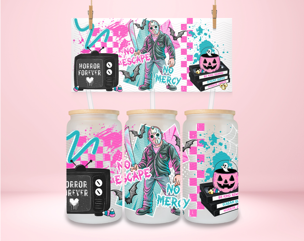 Pastel Halloween Jason UVDTF Wrap