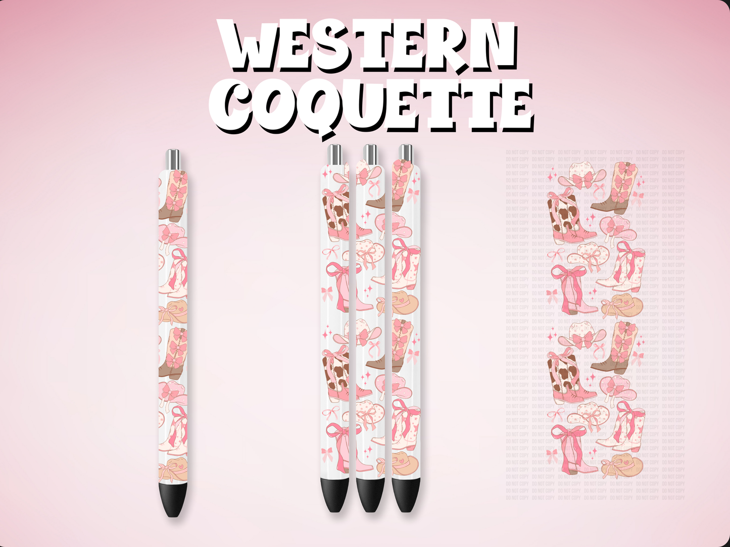 Western Coquette UVDTF Pen Wrap