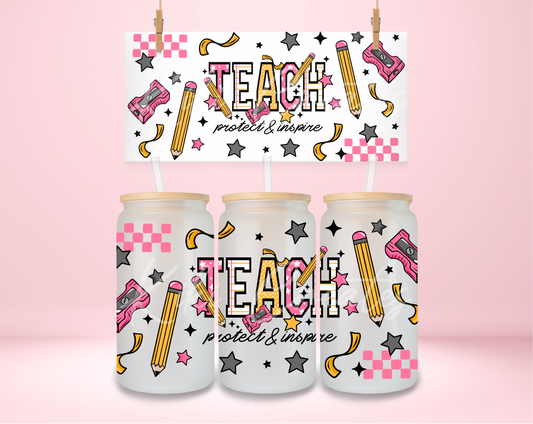 Teach, Protect and Inspire UVDTF Wrap