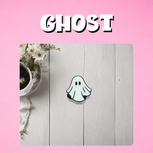 Ghost 3D Straw Topper
