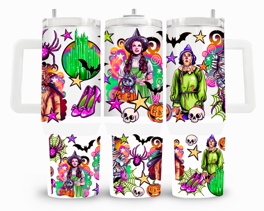 Halloween Oz 40oz UVDTF Wrap