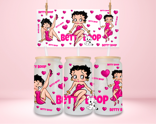 Pink Betty Boop UVDTF Wrap