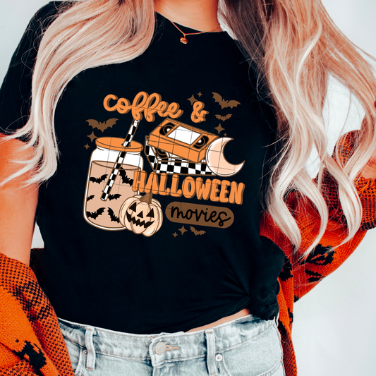 Coffee and Halloween Movies DTF