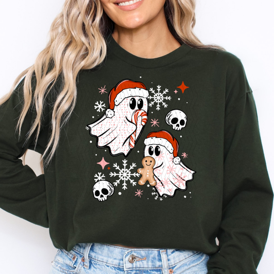 Christmas Ghostie Gingerbread DTF