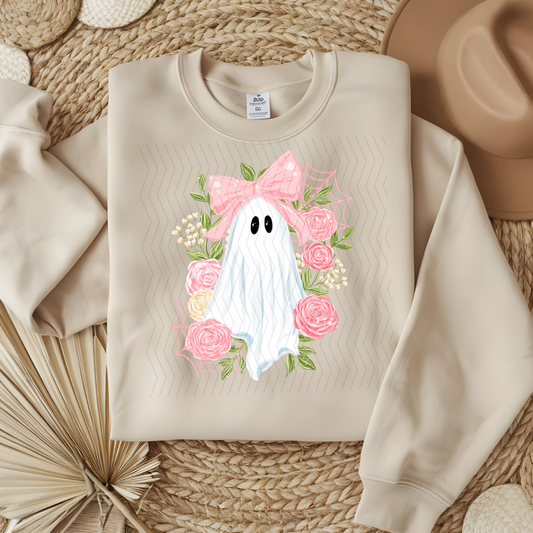 Ghost Floral Coquette DTF