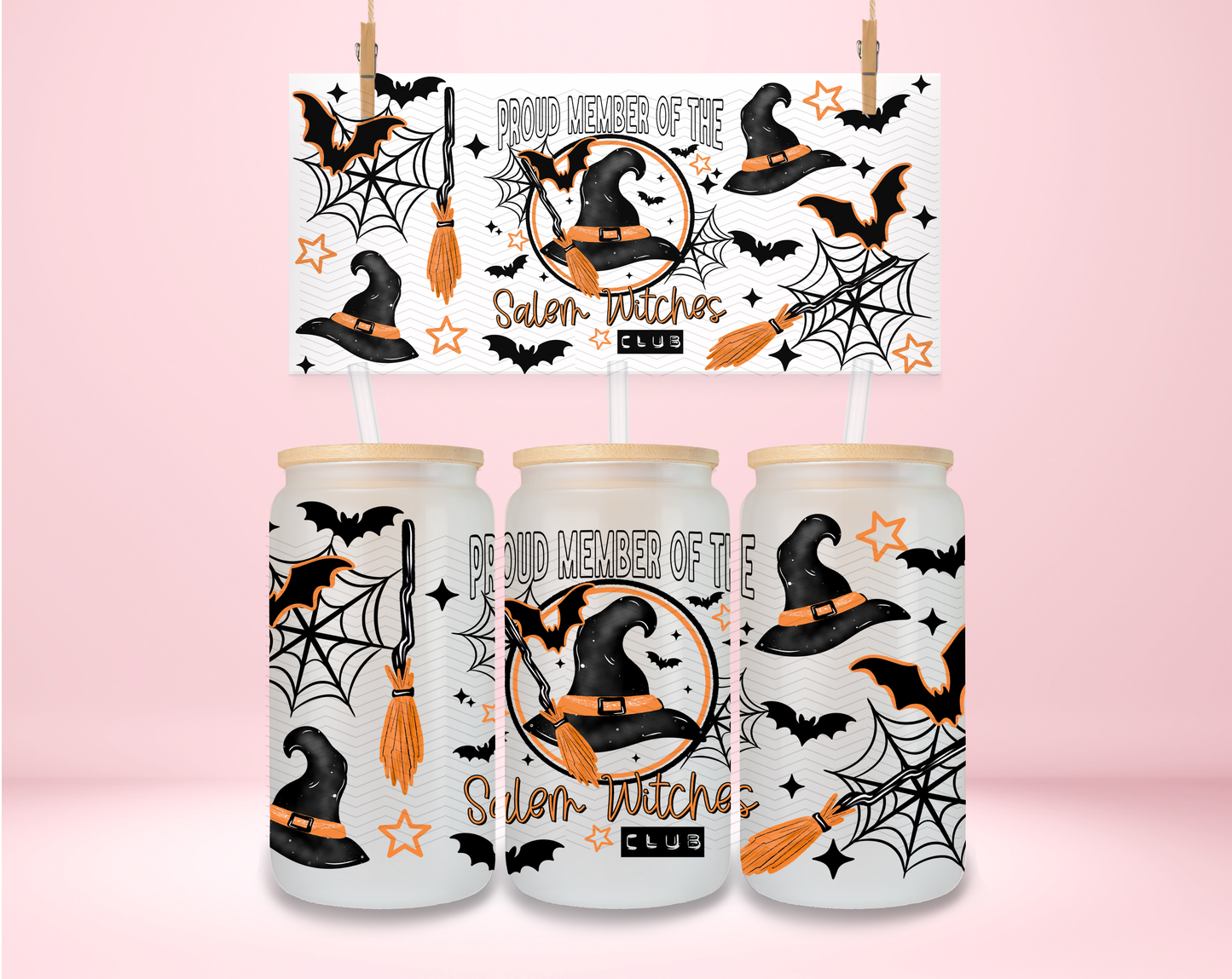 Proud Member of Salem Witches UVDTF Wrap