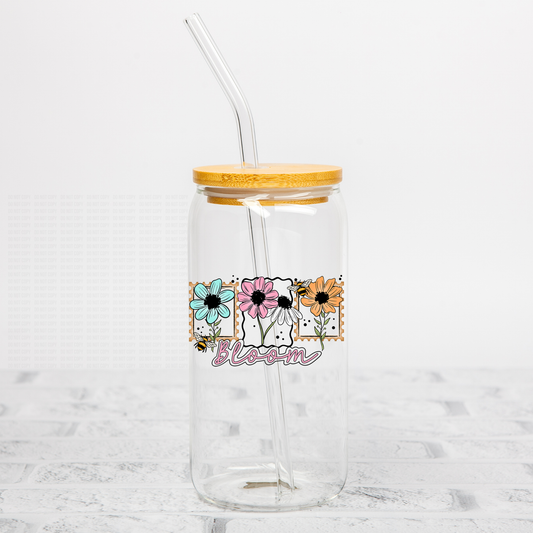 Floral Bloom Stamps UVDTF Decal