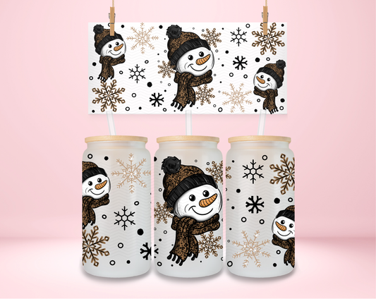 Leopard Snowman UVDTF Wrap