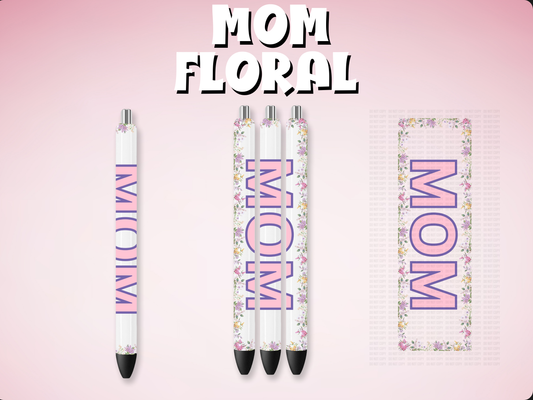 Mom Floral UVDTF Pen Wrap