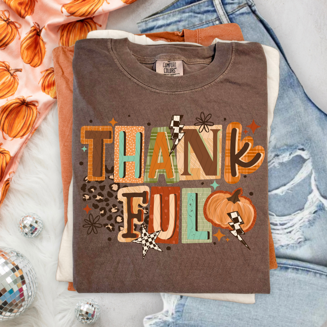 Leopard Thankful DTF
