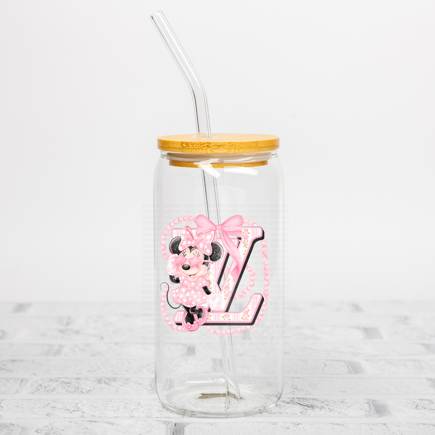 Designer Mouse Girly UVDTF Decal