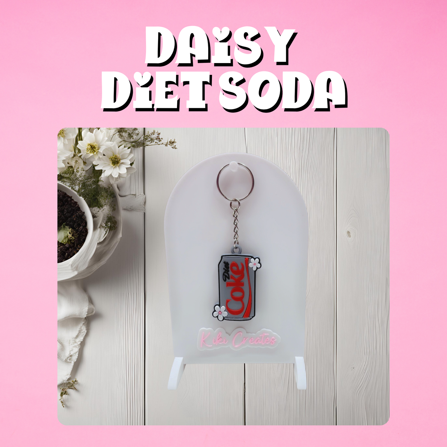 Daisy Diet Soda Keychain (Tab Opener)
