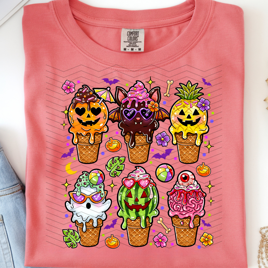 Spooky Summer Ice Cream DTF