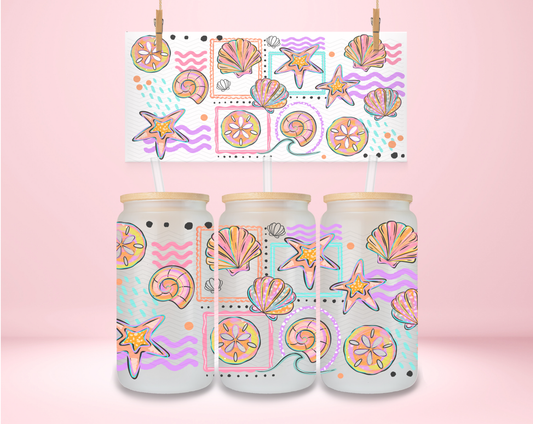 Colorful Shell Frames UVDTF Wrap