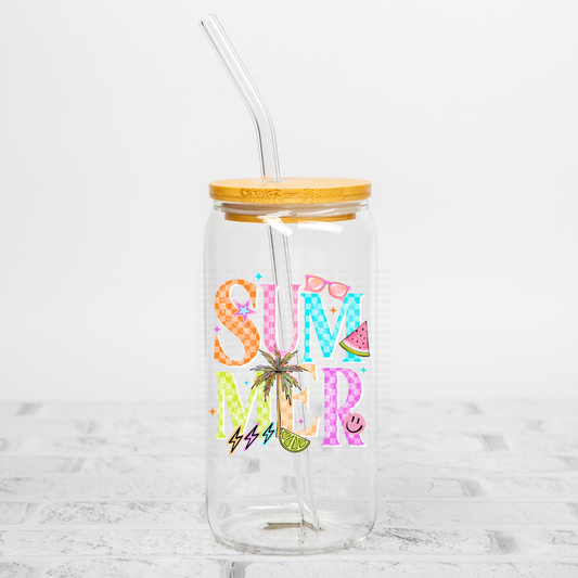 Colorful Summer Fun UVDTF Decal