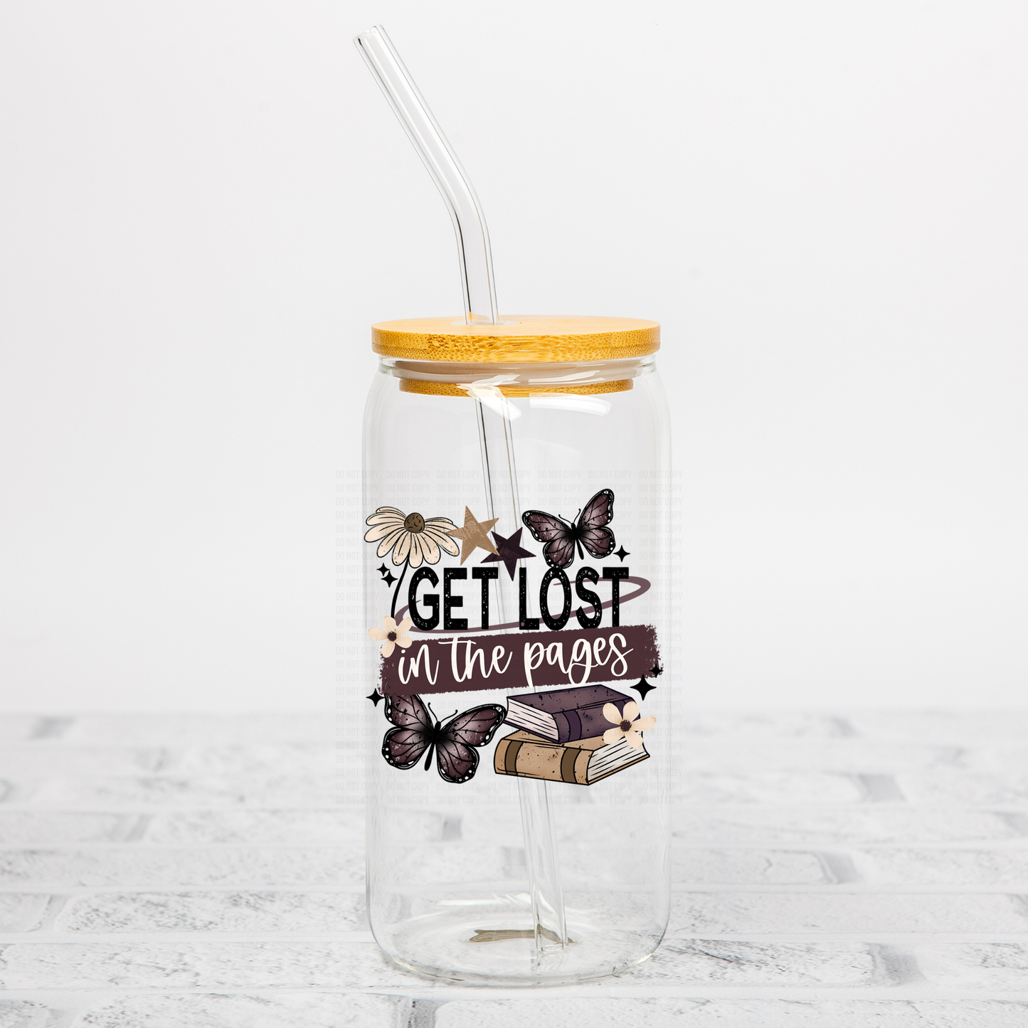 Get Lost In The Pages UVDTF Decal