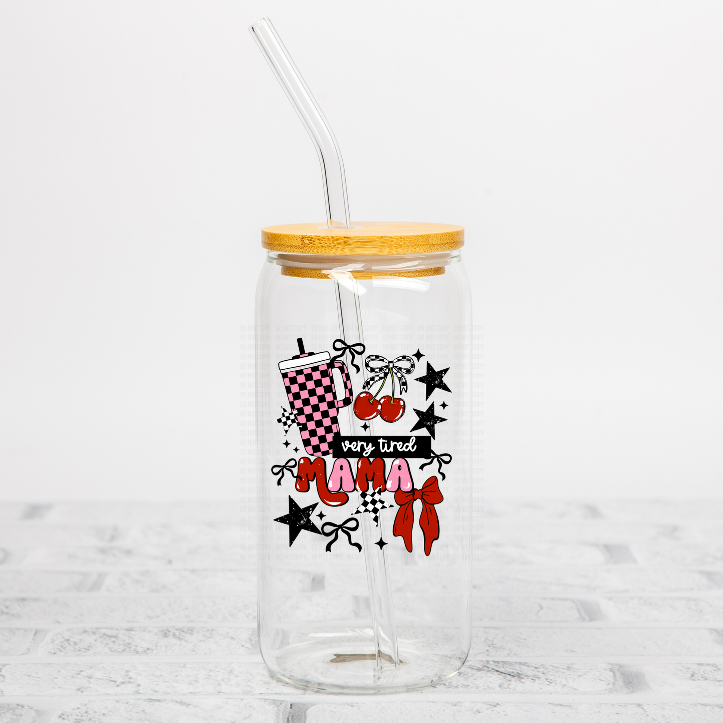 Very Tired Mama UVDTF Decal