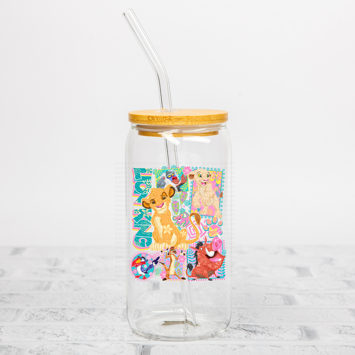 Lion King Colorful UVDTF Decal