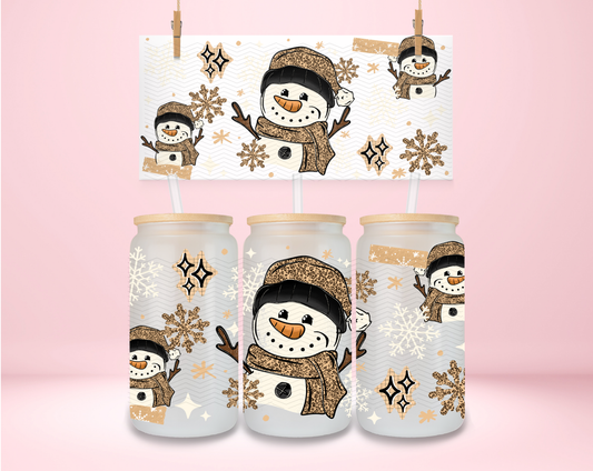Snowman Leopard UVDTF Wrap