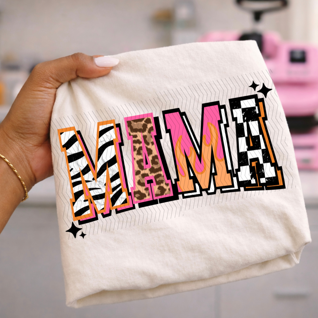 Mama Pattern DTF