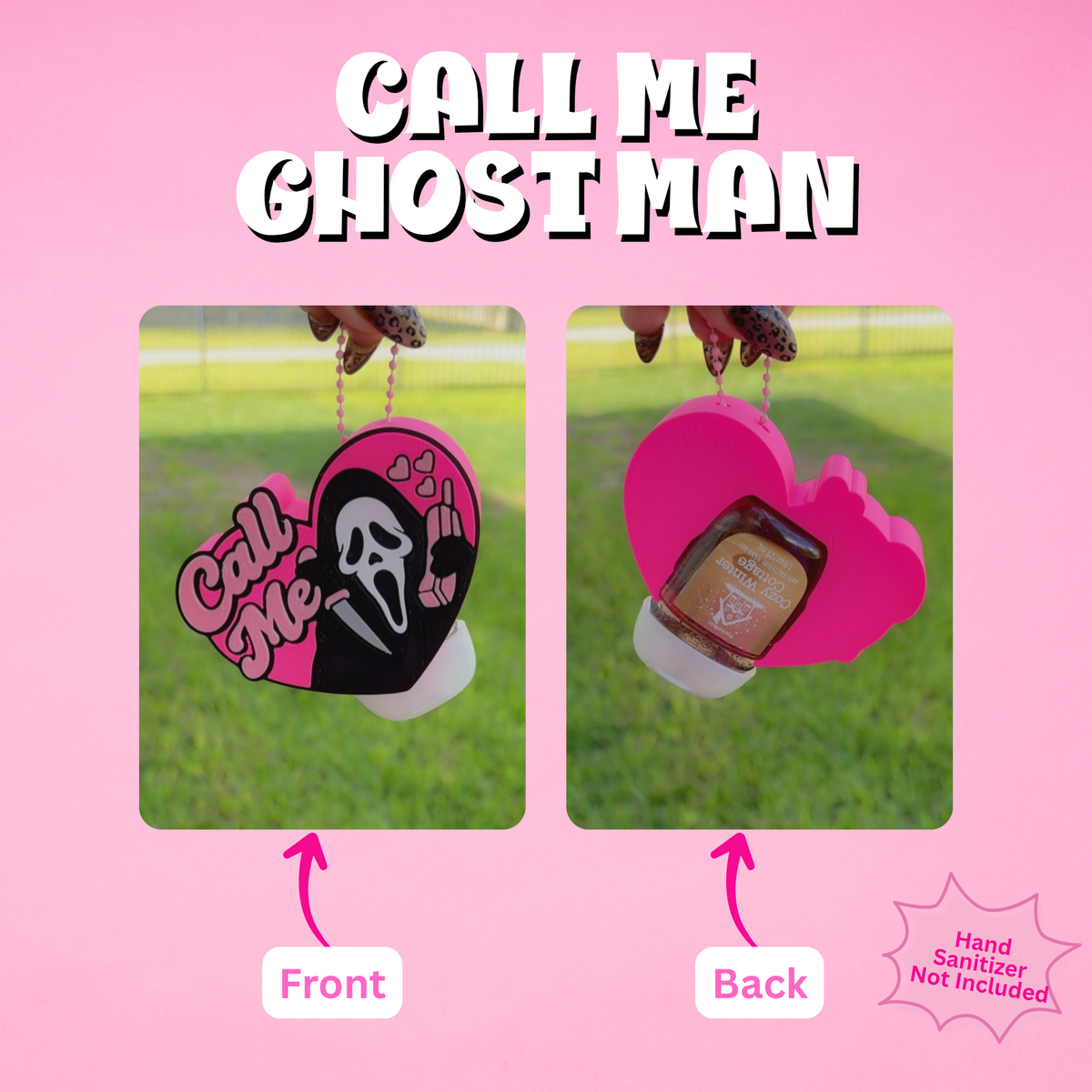 Call Me Ghost Man Pocketbac Holder