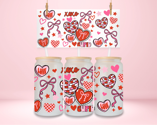 Pink and Red Valentines Collage UVDTF Wrap