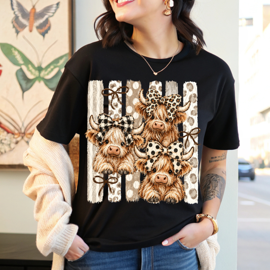 Sassy Pattern Cows DTF